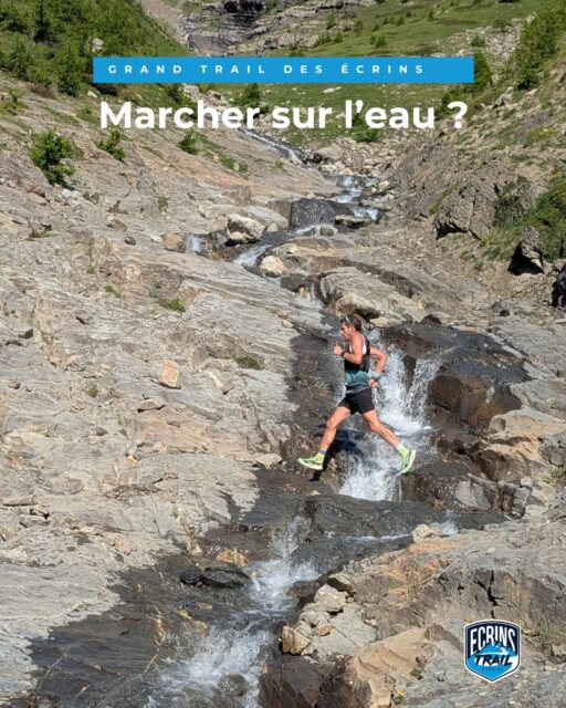 Parfois on a l'impression que les coureurs marchent littéralement sur l'eau !

#traildesecrins #ecrins #trailrunning #courseapied #montagne